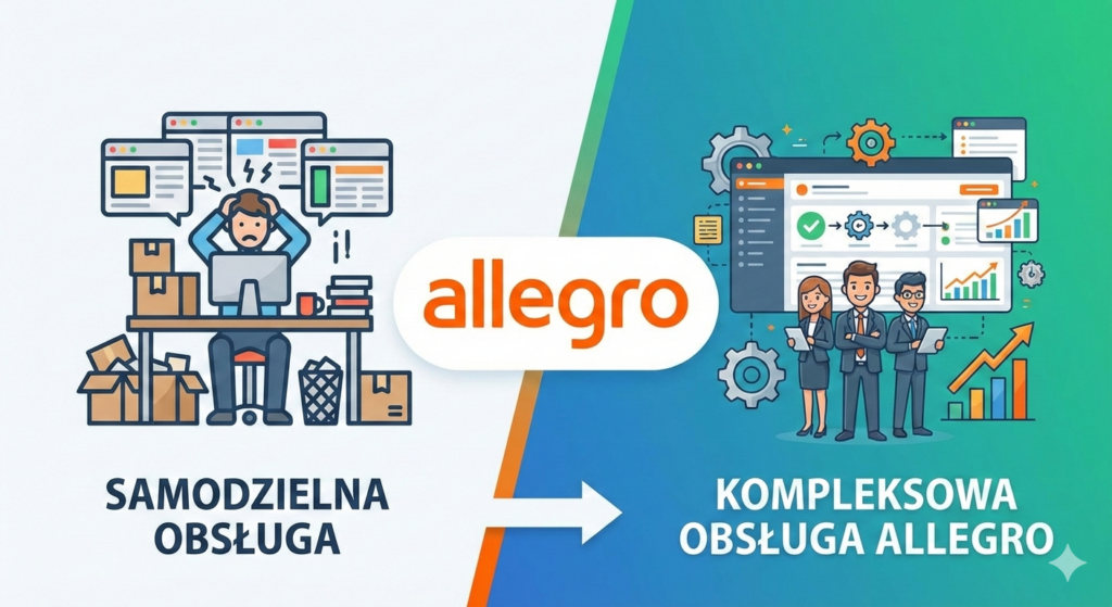 obsługa sprzedaży na Allegro